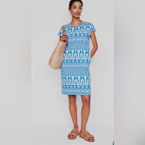 Boden Leah Jersey T-Shirt Dress Tropical